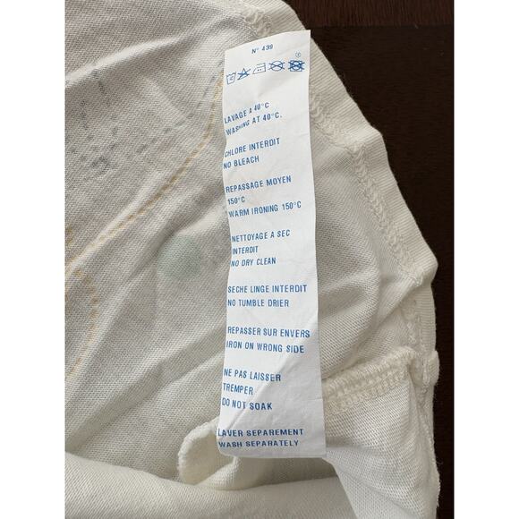 Catimini 3A Girls White w/Multicolored Embroidered Tee Shirt - Picture 7 of 9